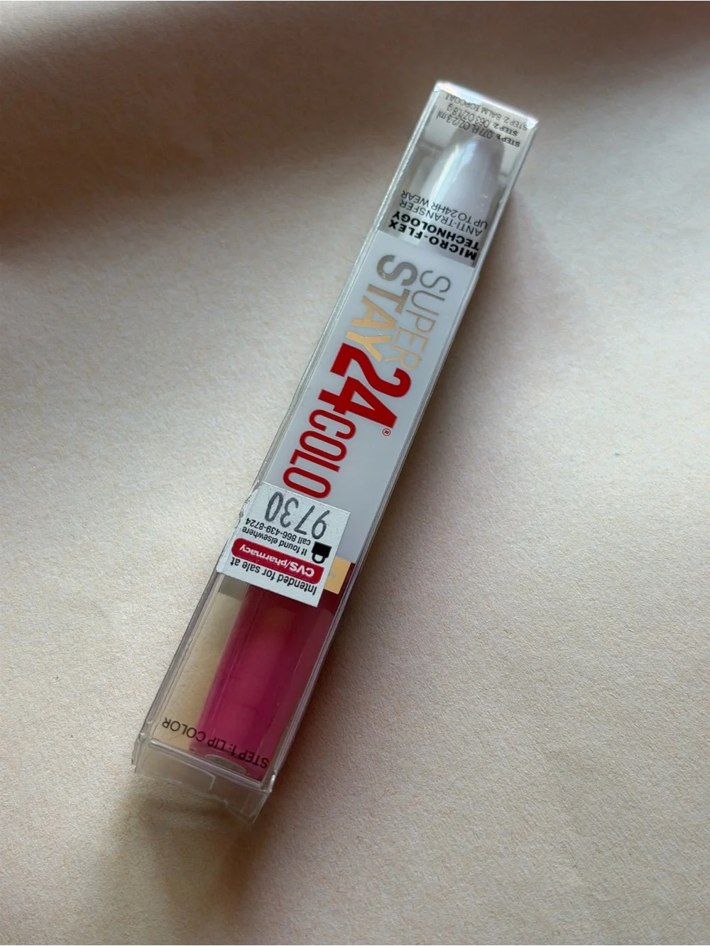 Maybelline SuperStay 24 Color Lipstick - Bright Pink